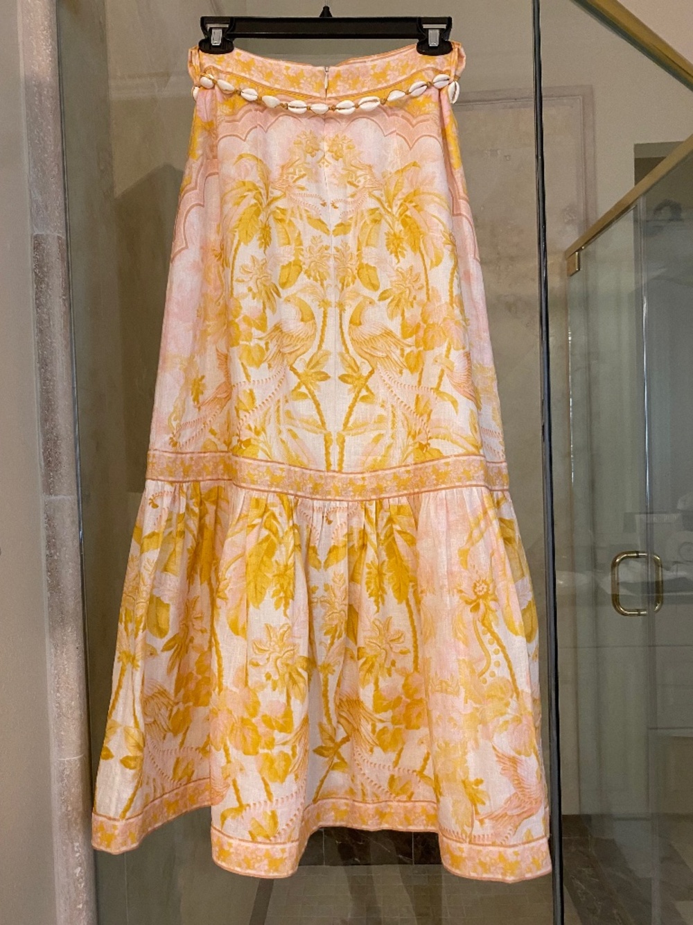 Zimmermann Lyre frill hem skirt/ NWT size AU1, US 6